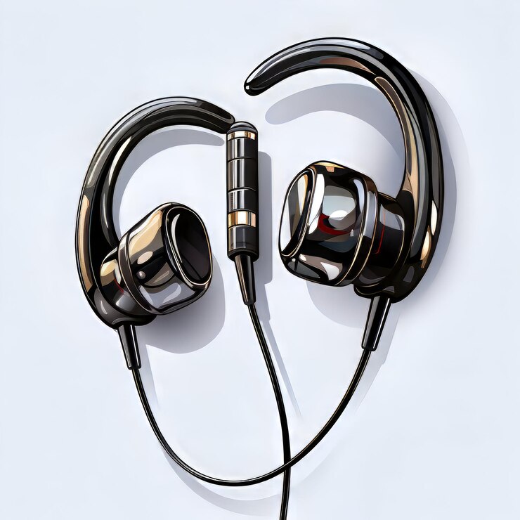 Chrome Stereo Headphones