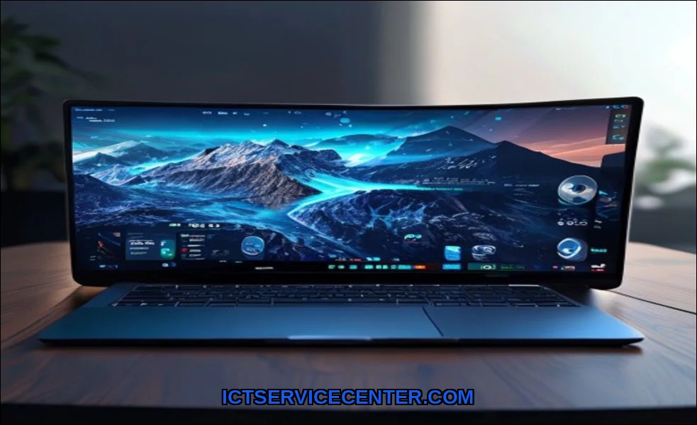 Clean vector illustration of 60hz vs 144hz laptop