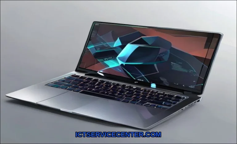 Clean vector illustration of best laptop design fo