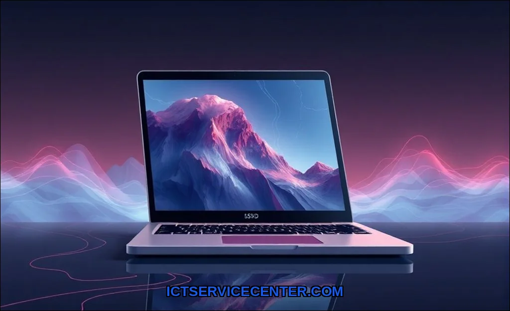 Clean vector illustration of can you upgrade lapto