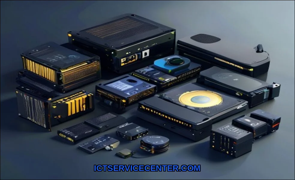 Clean vector illustration of hdd vs ssd vs nvme ex