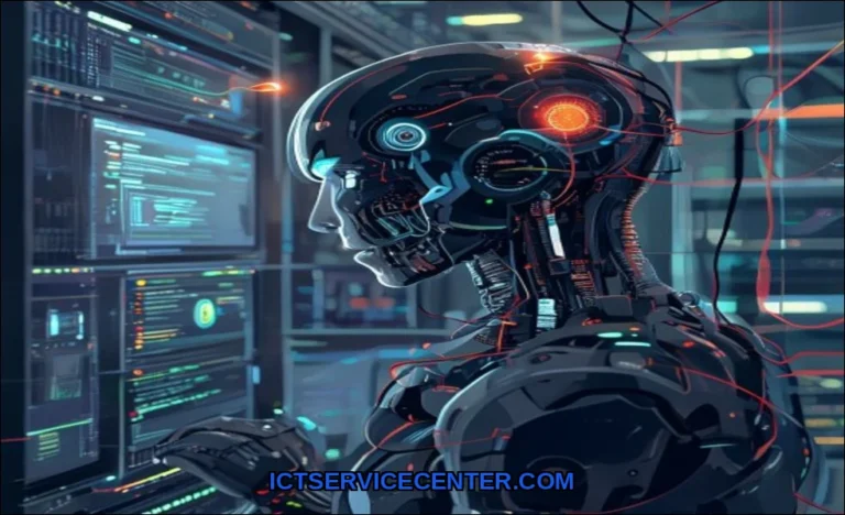 Clean vector illustration of how artificial intell