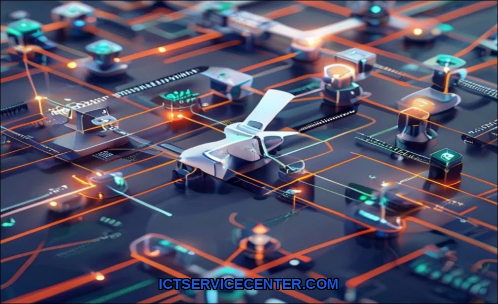Clean vector illustration of how network protocols