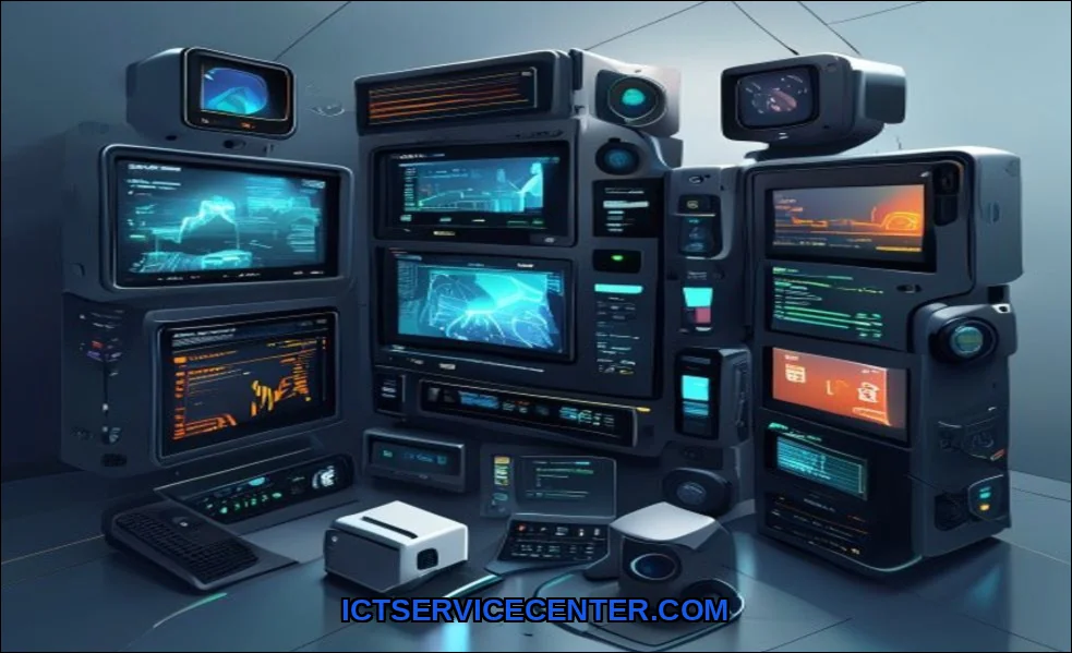 Clean vector illustration of how operating systems