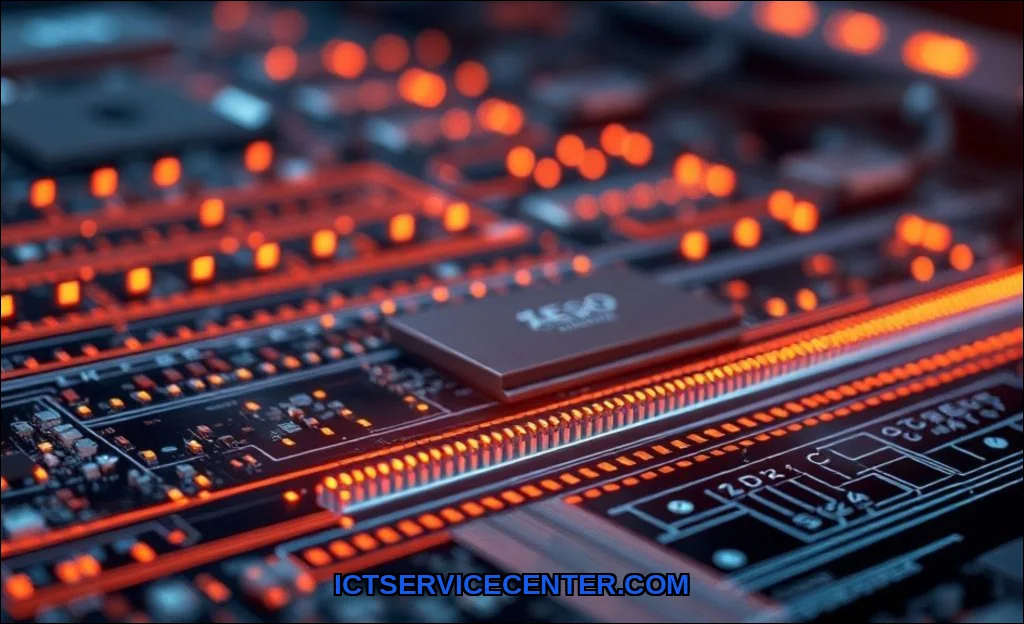 Clean vector illustration of how pcie lanes affect