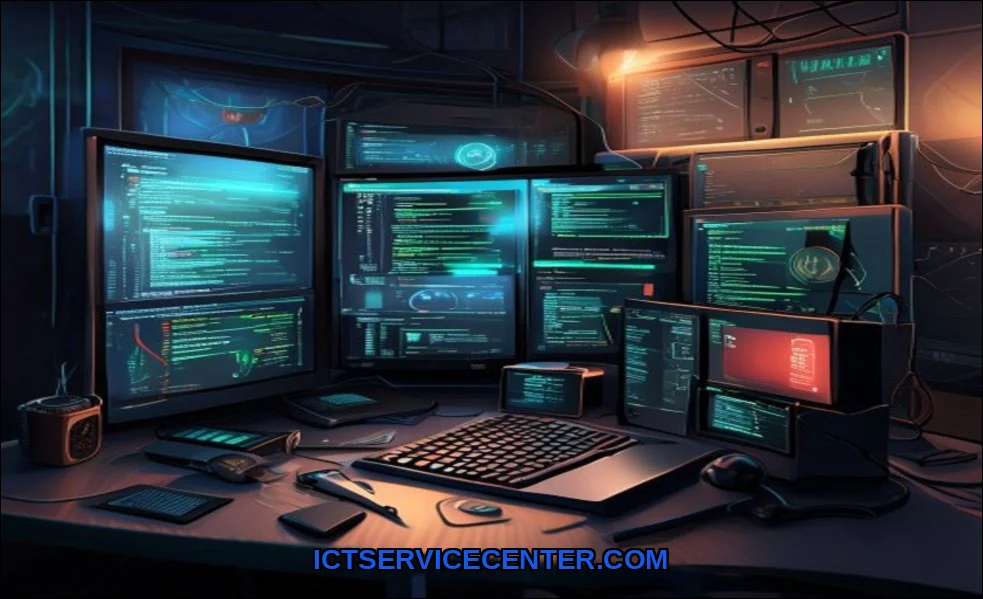 Clean vector illustration of how software updates 