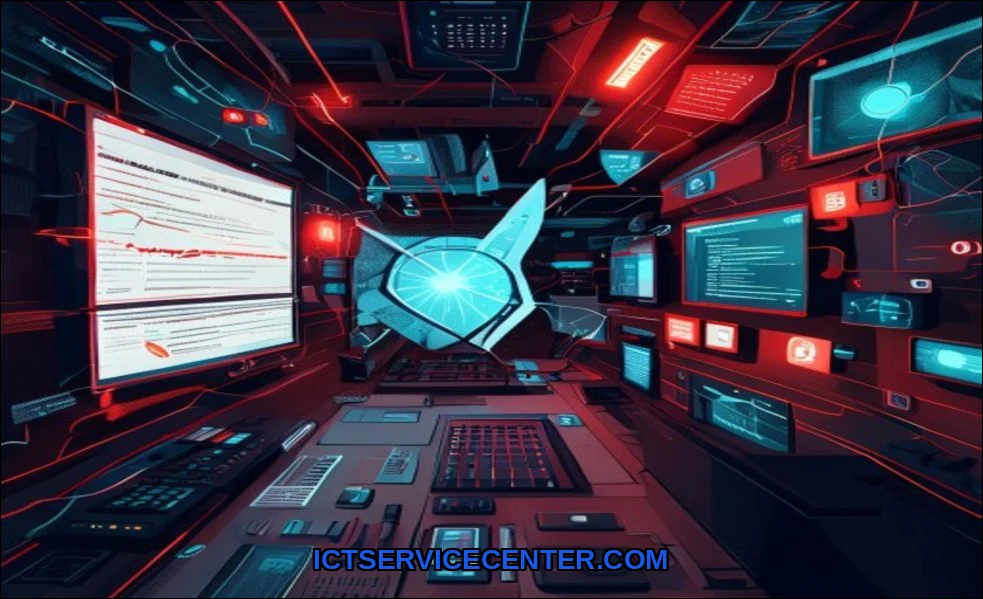 Clean vector illustration of avoid malware while b