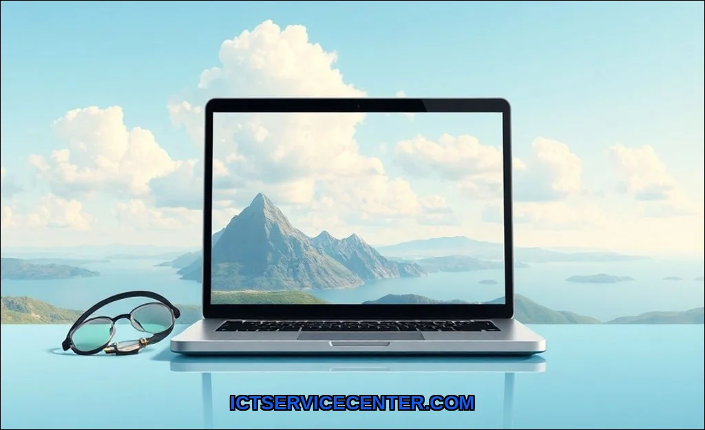 Clean vector illustration of choose laptop for tra