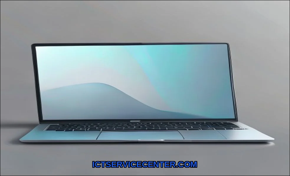 Clean vector illustration of clean laptop screen s