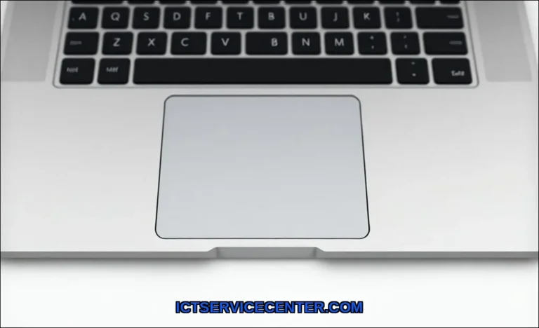 Clean vector illustration of clean laptop touchpad
