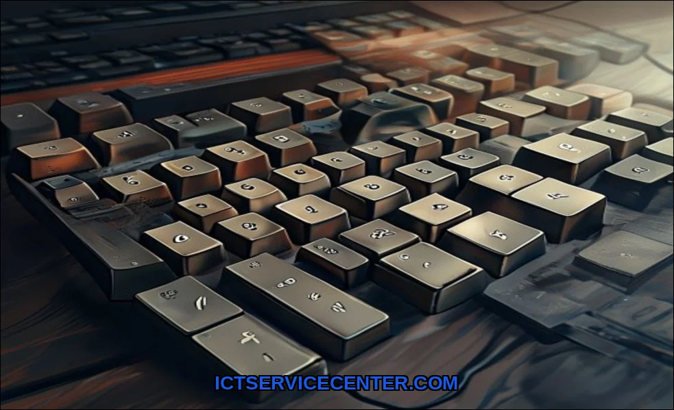 Clean vector illustration of fix keyboard typing w