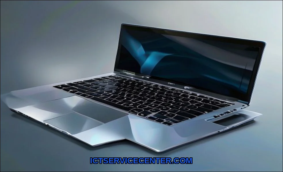 Clean vector illustration of fix laptop not turnin