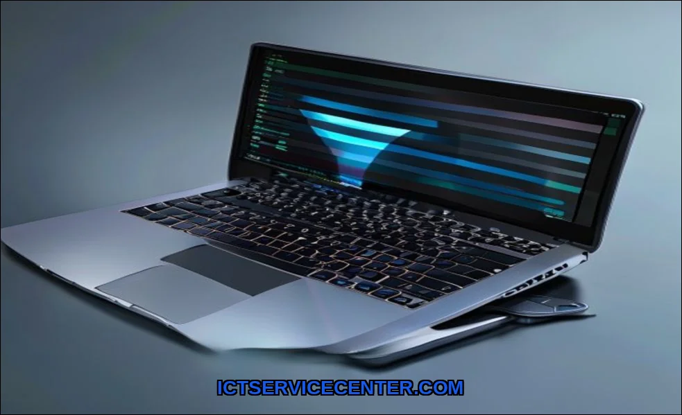 Clean vector illustration of fix laptop wifi hardw