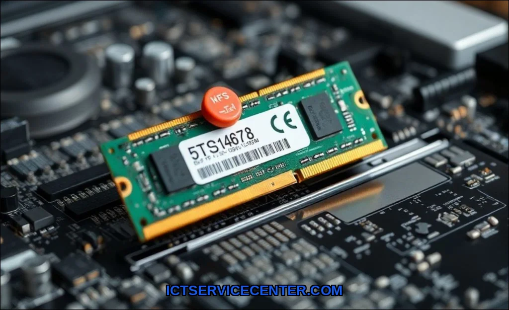 Clean vector illustration of fix ram compatibility