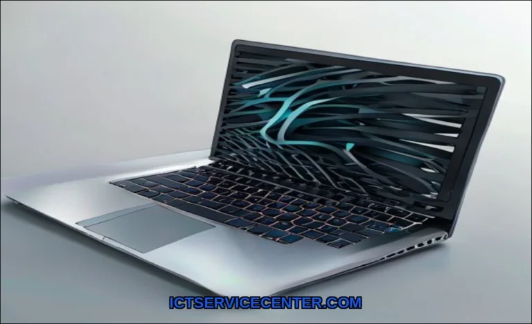 Clean vector illustration of improve laptop airflo
