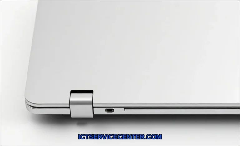 Clean vector illustration of maintain laptop hinge