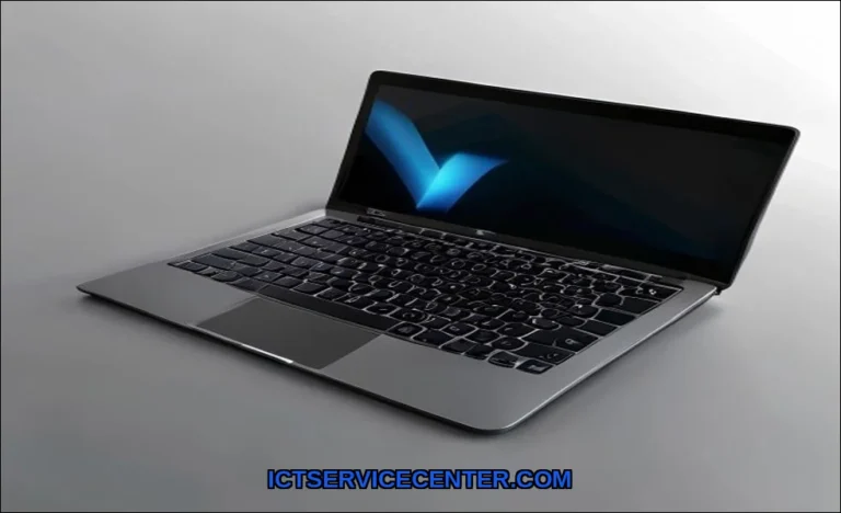 Clean vector illustration of maintain laptop touch
