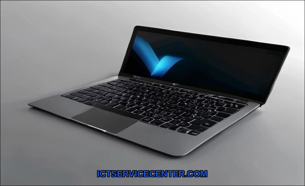 Clean vector illustration of maintain laptop touch