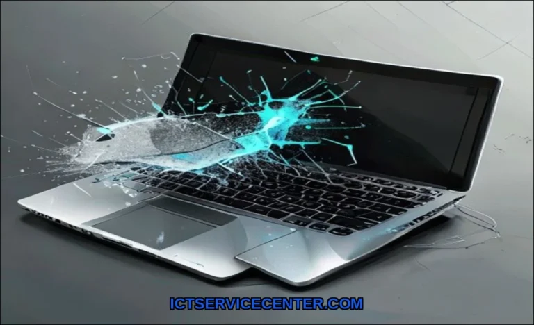 Clean vector illustration of protect laptop from p