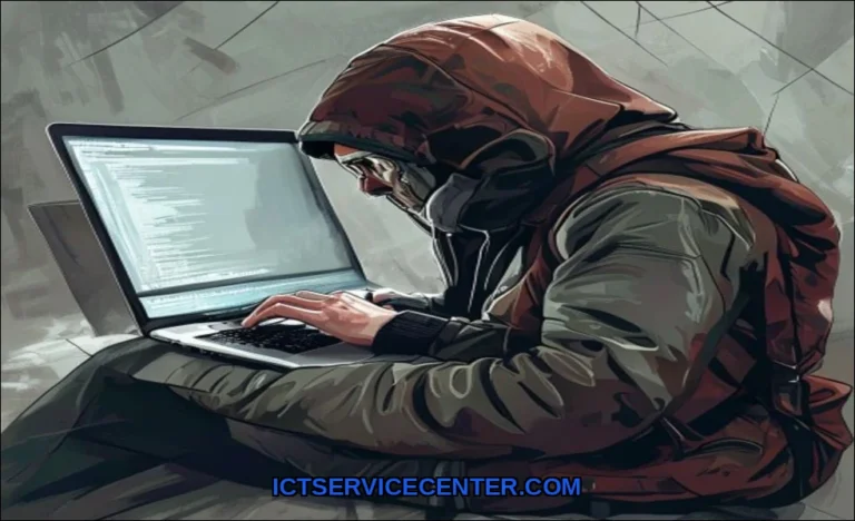 Clean vector illustration of protect laptop from t
