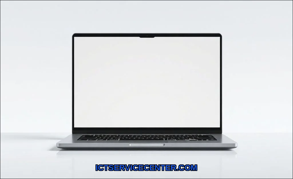 Clean vector illustration of replace laptop screen