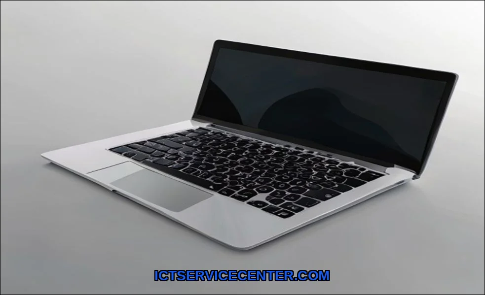 Clean vector illustration of replace laptop touchp