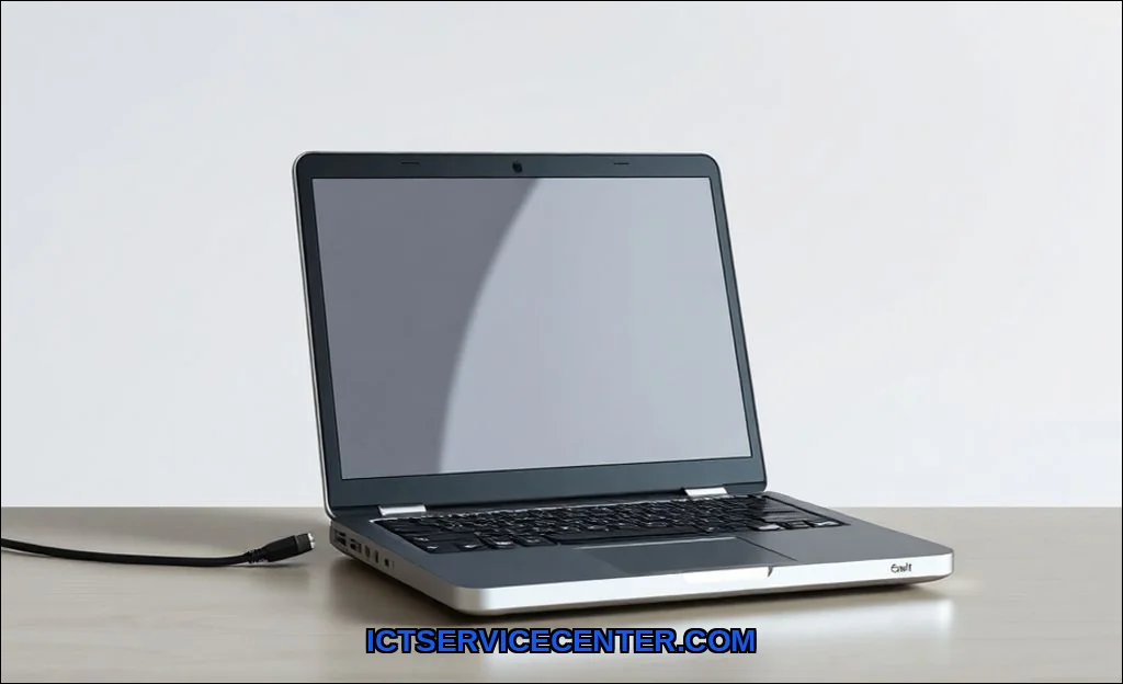 Clean vector illustration of upgrade old laptop pe