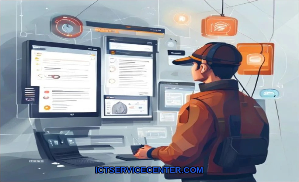 Clean vector illustration of how user authenticati