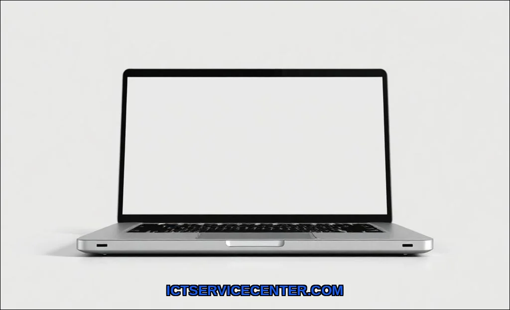 Clean vector illustration of ideal laptop thicknes