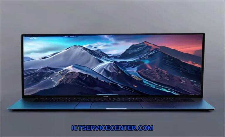 Clean vector illustration of ips vs oled laptop di
