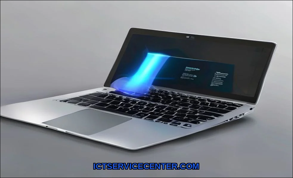 Clean vector illustration of laptop battery not de