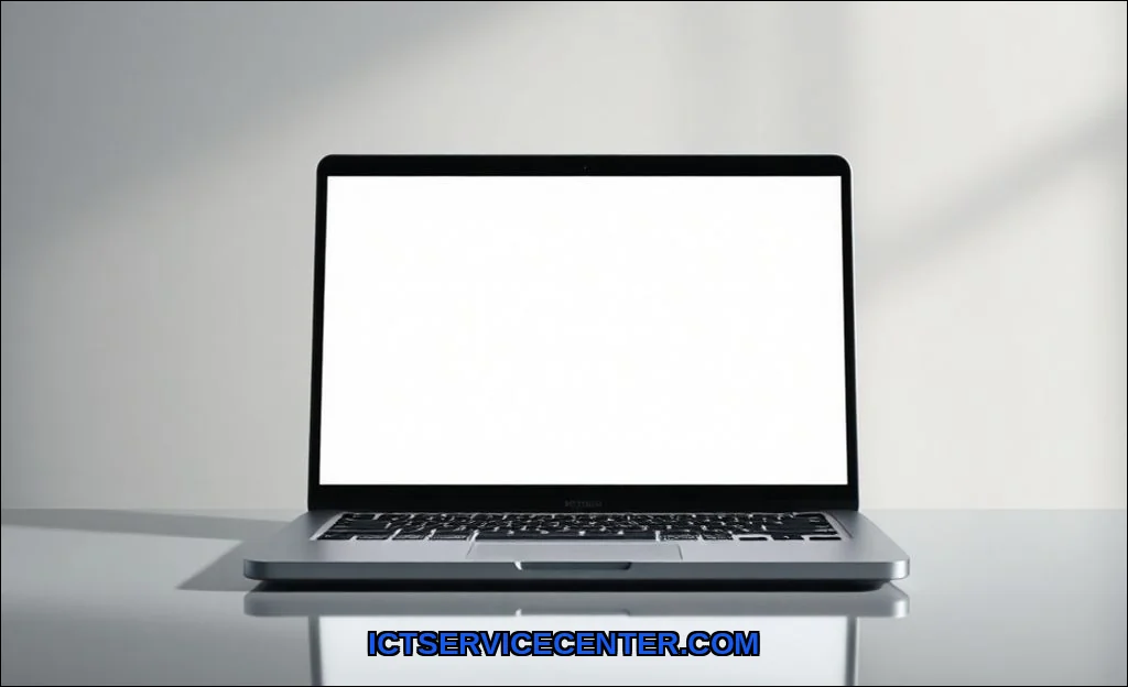 Clean vector illustration of laptop brightness not