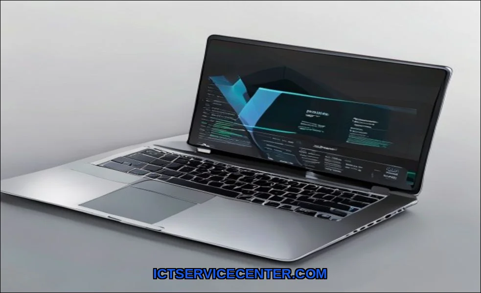Clean vector illustration of laptop disk usage 100