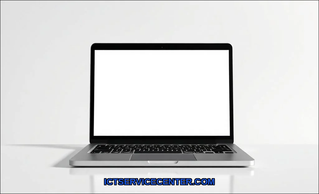 Clean vector illustration of laptop display not sh