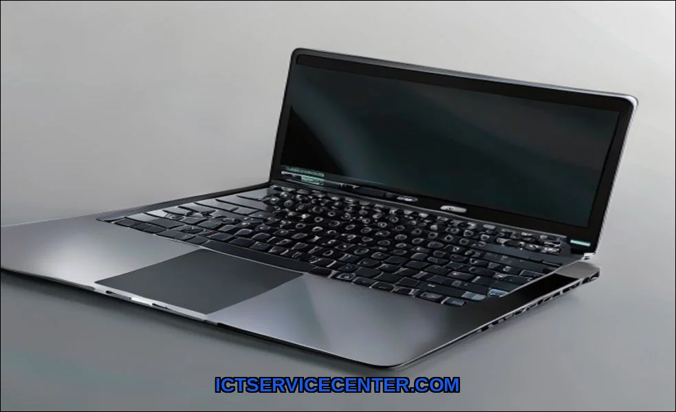 Clean vector illustration of laptop hard drive not