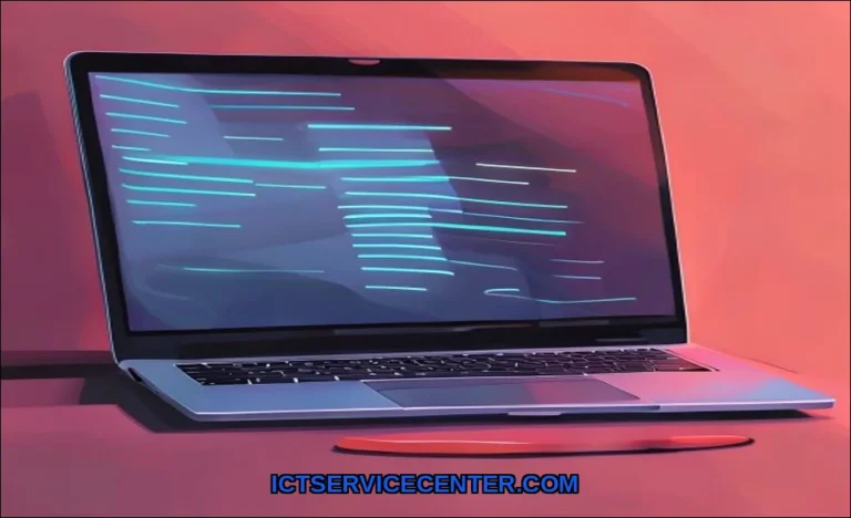 Clean vector illustration of laptop internet very