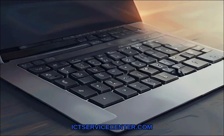 Clean vector illustration of laptop keyboard delay