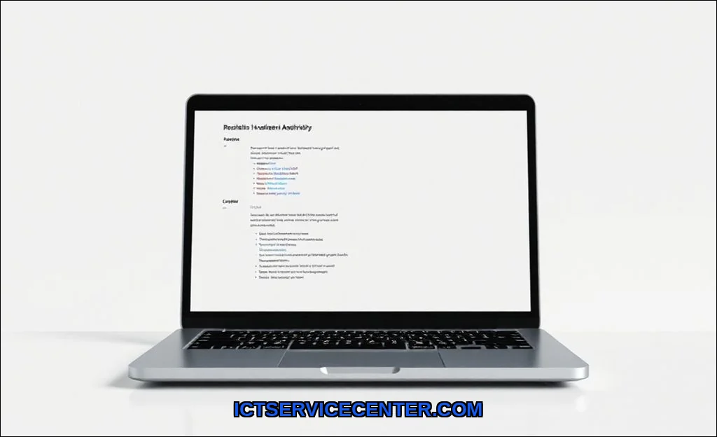 Clean vector illustration of laptop screen resolut