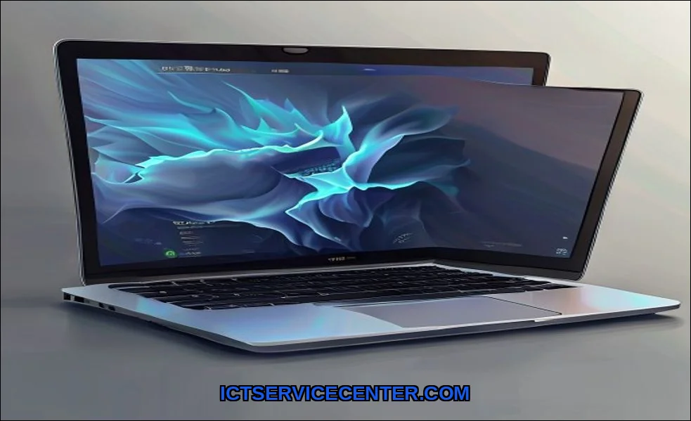Clean vector illustration of laptop takes too long