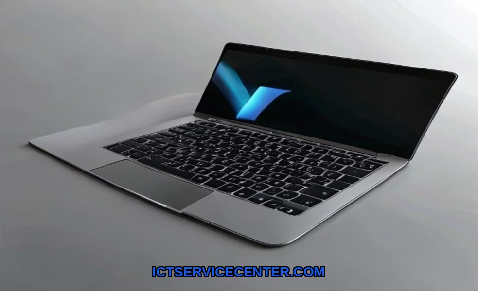 Clean vector illustration of laptop touchpad gestu