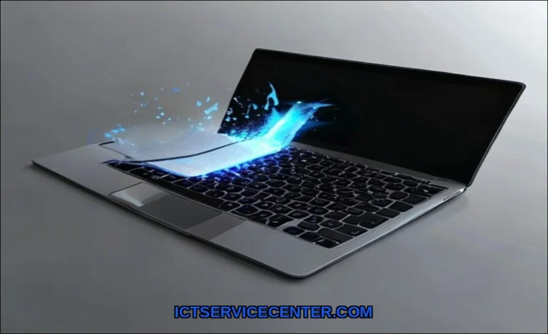 Clean vector illustration of laptop touchpad laggi