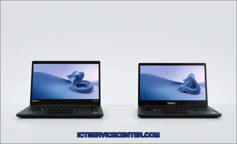 Clean vector illustration of lenovo thinkpad vs id