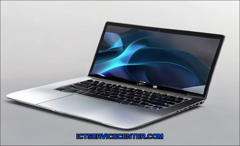 Clean vector illustration of 2-in-1 laptop