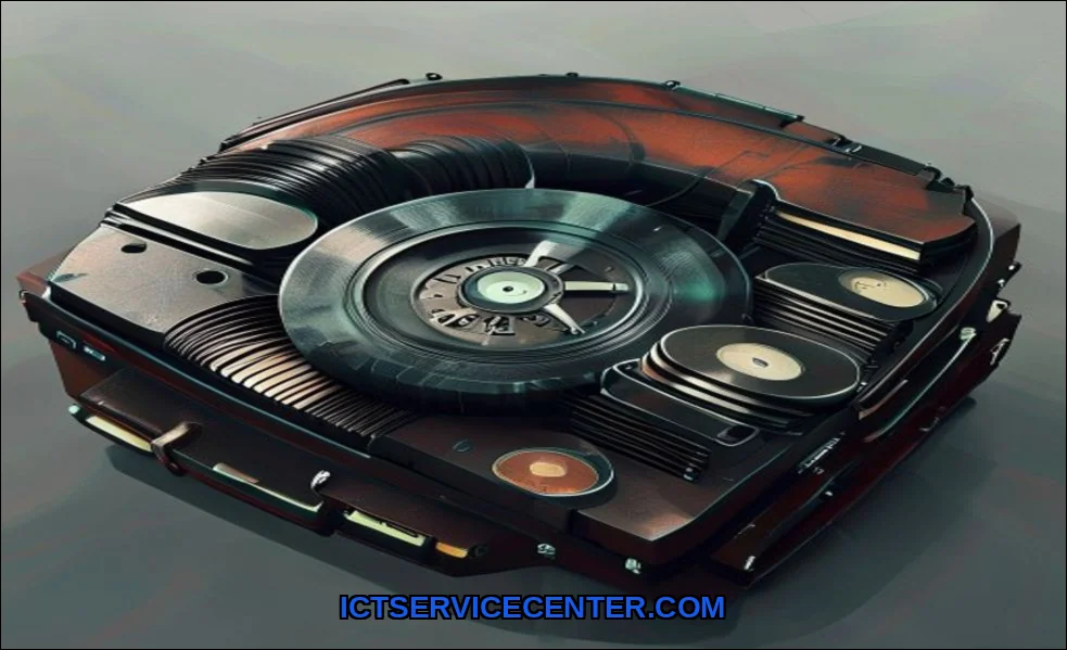 Clean vector illustration of disk usage and why it