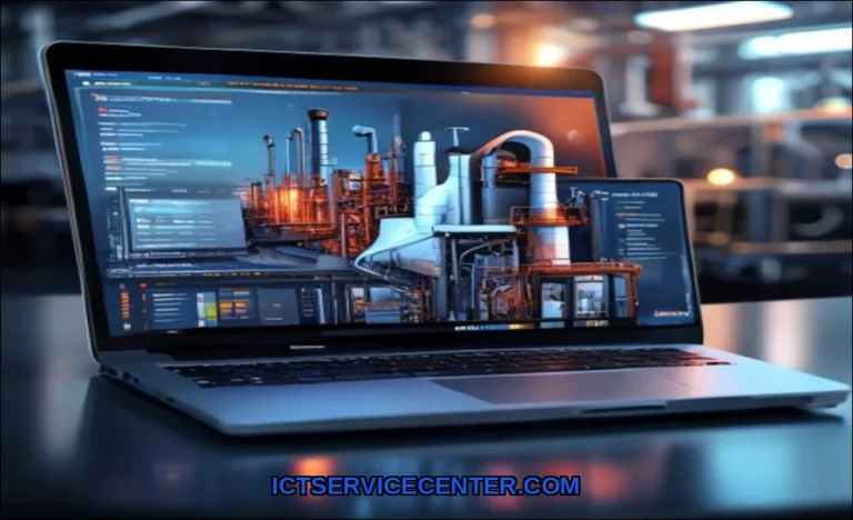 Clean vector illustration of factory reset in lapt