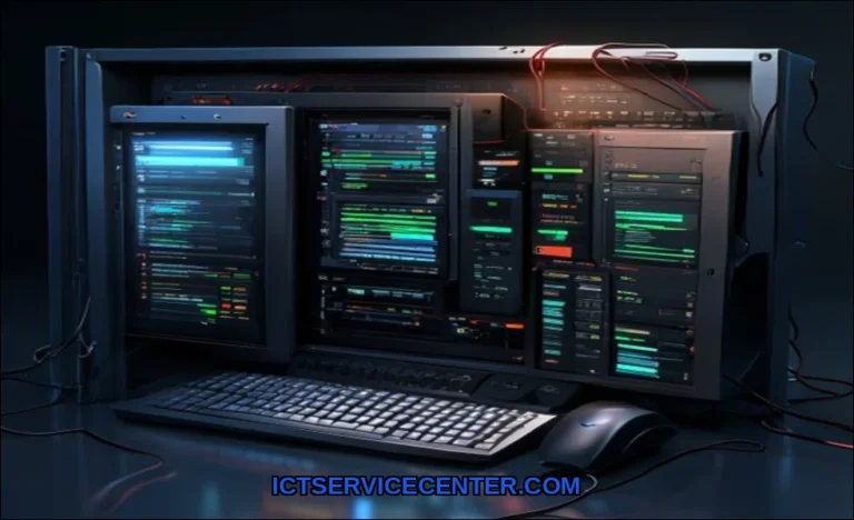 Clean vector illustration of file system in a comp