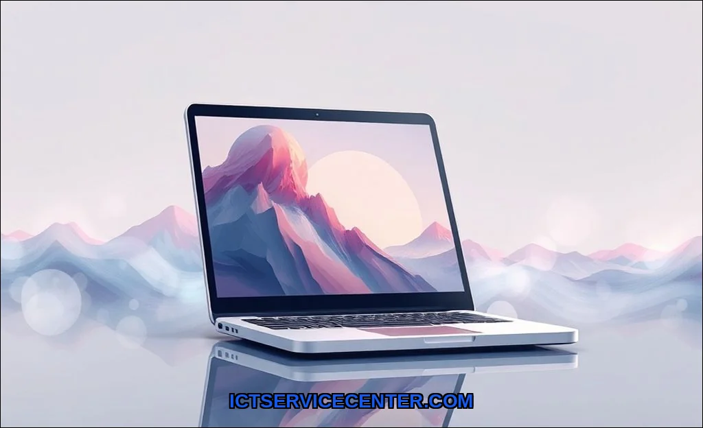 Clean vector illustration of what makes a laptop f