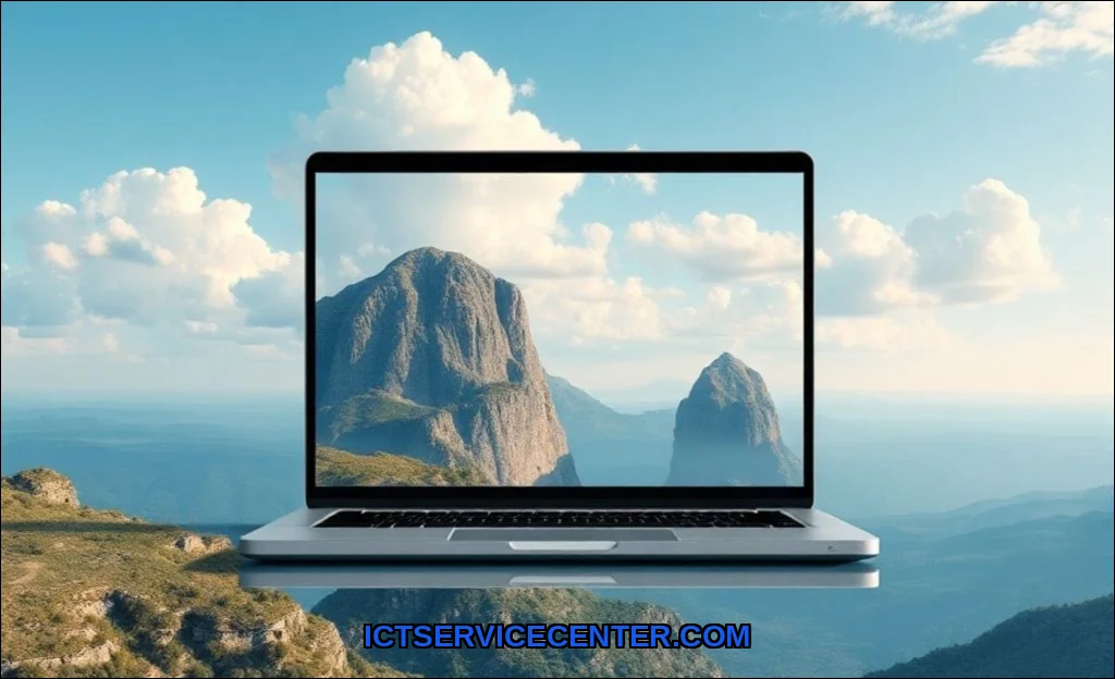 Clean vector illustration of what screen size lapt