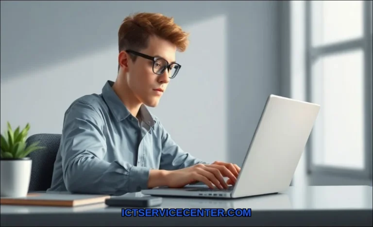 Clean vector illustration of why is my laptop runn