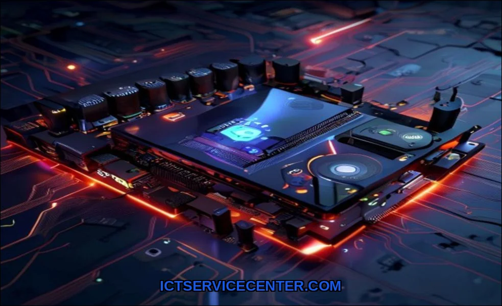 Clean vector illustration of gpu vs cpu for gaming